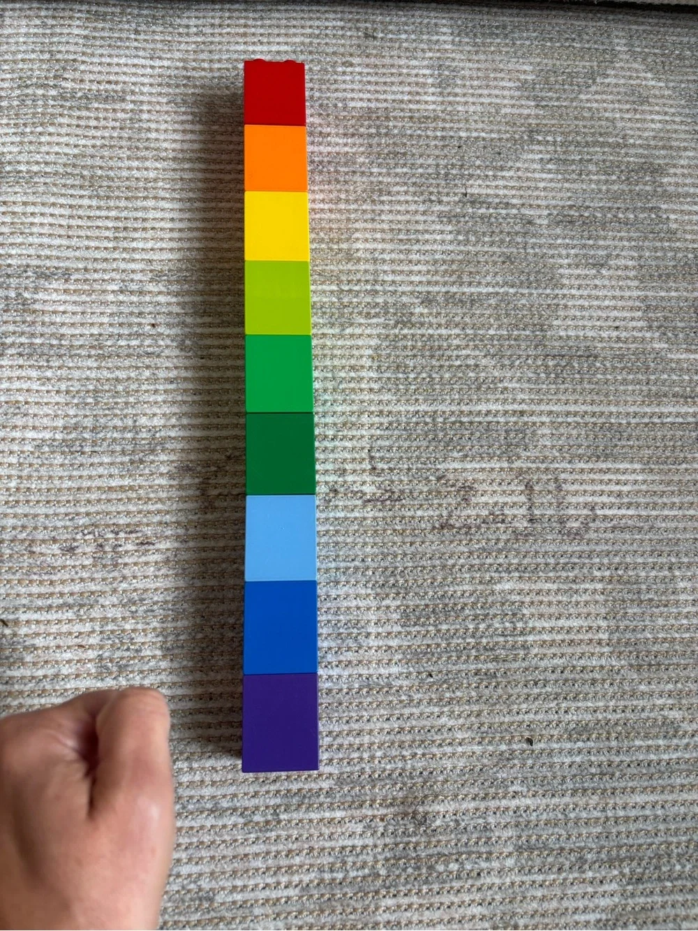 Lego Duplo Rainbow Number Stacking Blocks 1-9 Counting Building Toy